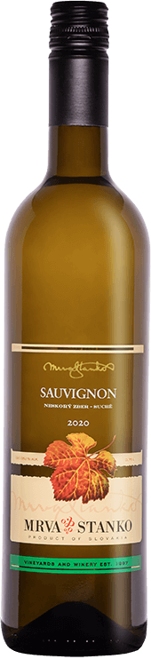 Mrva & Stanko Sauvignon NZ, r.2020 Jasová, biele suché víno 0,75l