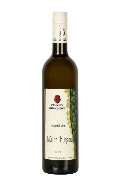 Pivnica ORECHOVÁ - Muller Thurgau AV, r.2021, biele suché víno 0,75l