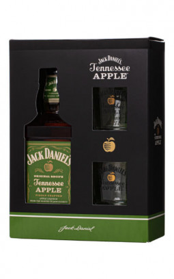 Jack Daniels Apple + 2 sklá GBX 35° 0,7L