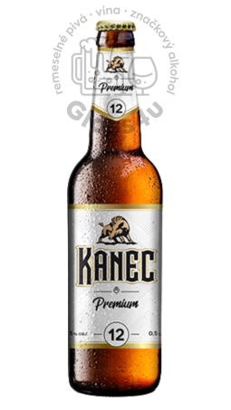 Břeclav - KANEC svetlý ležiak 12° 5% alk., 0,5l vrátna fľaša
